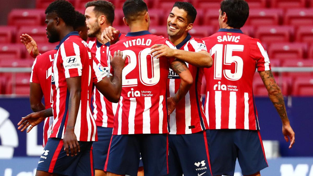 Suarez scores twice, gets assist on Atletico debut