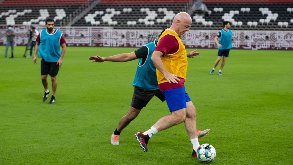 Infantino impressed with World Cup preparations in Qatar