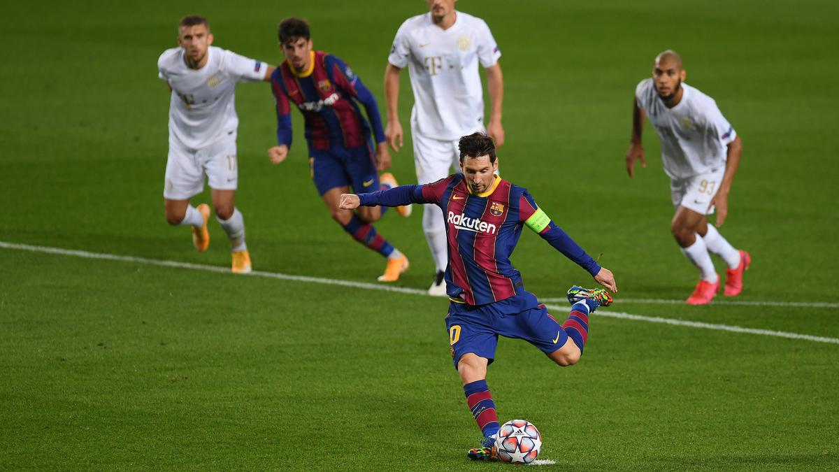 Messi scores as Barca routs Ferencvaros Morata double sinks Kyiv champions league