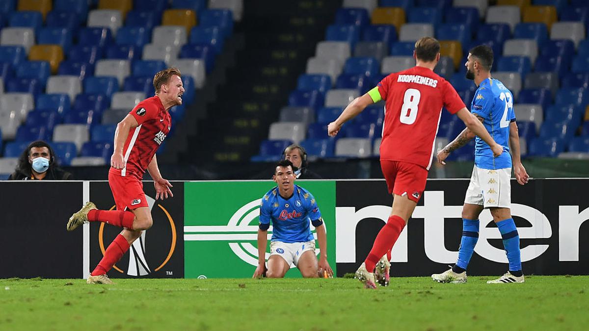 Europa League Alkmaar stuns Napoli despite missing 13 players due to COVID-19 dani de wit