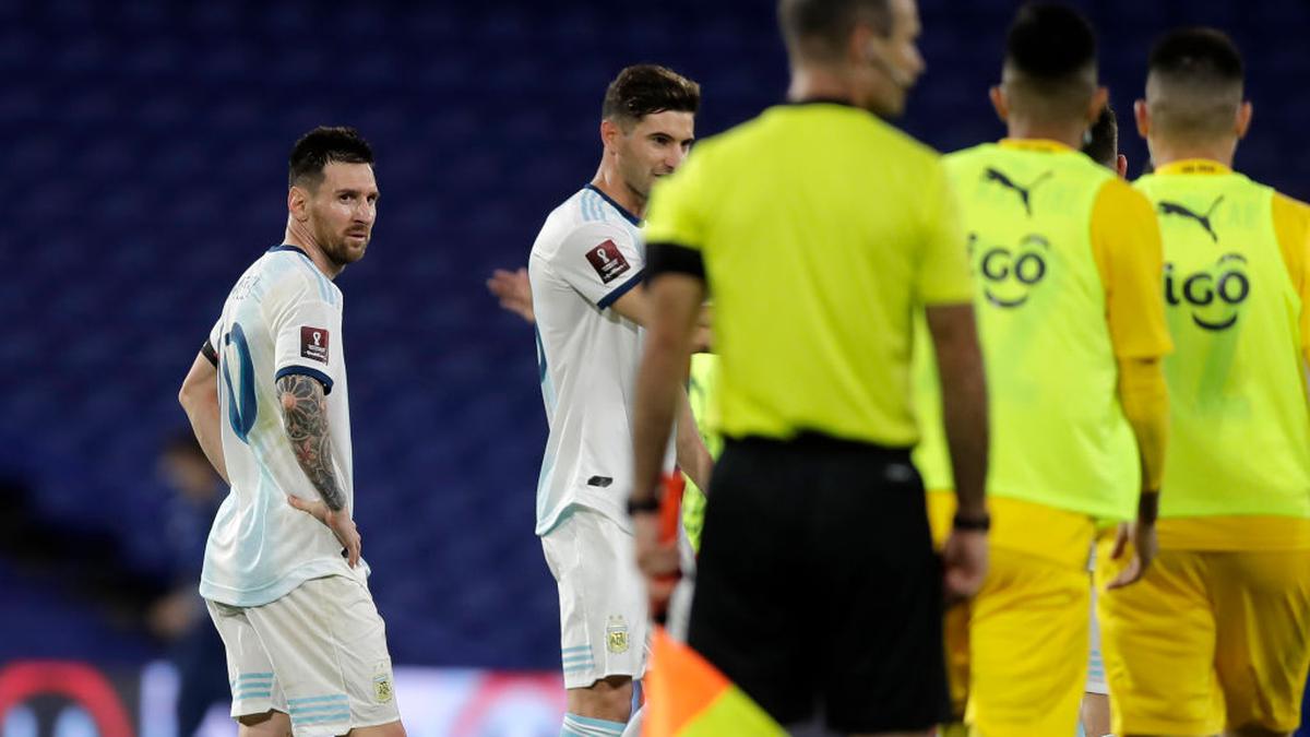 Scaloni calls for VAR review after Messi goal chalked off - football news - sportstar