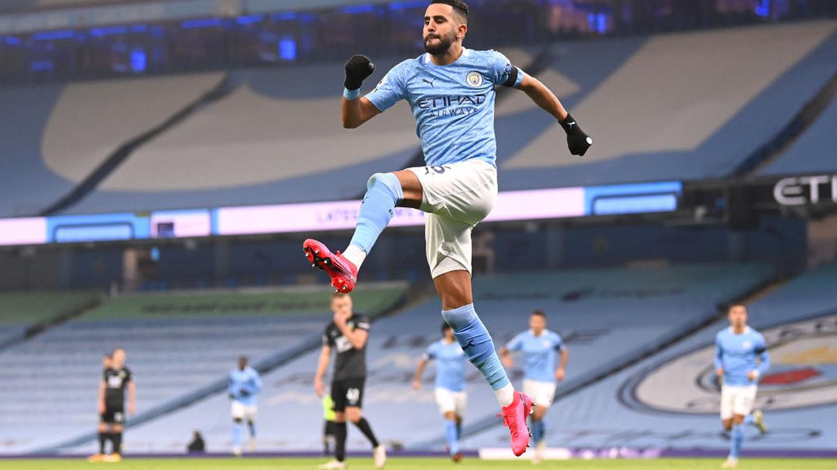 Mahrez hat-trick as Manchester City thrash Burnley 5-0 yet again