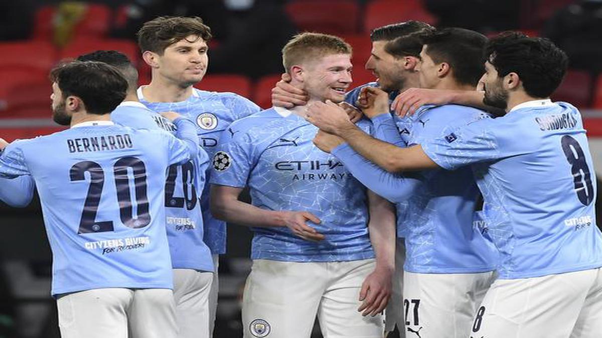 Man City sweeps aside Gladbach, back in Champions League Q/Fs