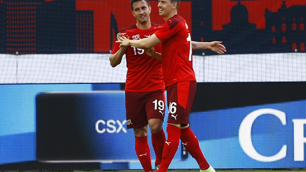 Swiss romp to an easy 7-0 win over Liechtenstein in Euro warm-up