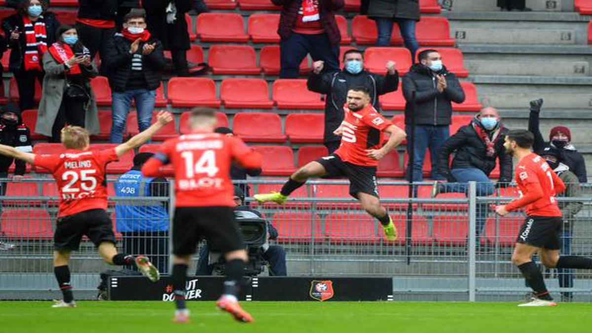 Ligue 1: Marseille held 1-1 by 10-man Lille, Rennes wins 6-0