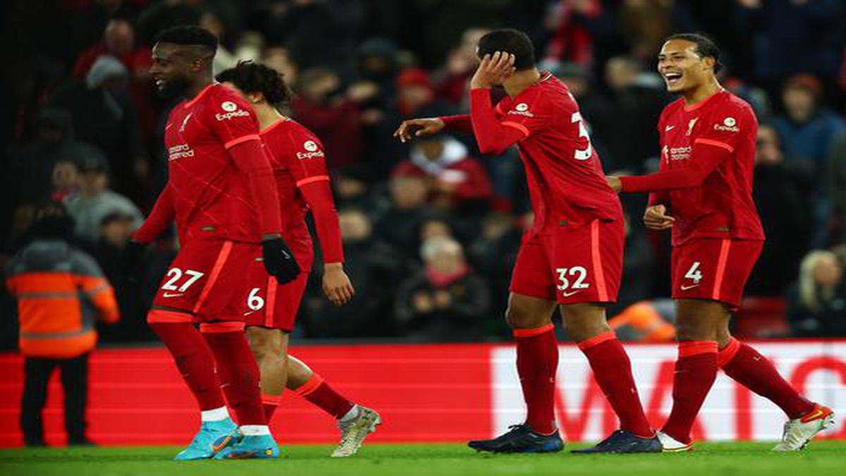 Liverpool within three points of Man City after routing Leeds