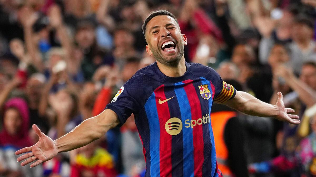 La Liga: Alba strikes late to give Barcelona narrow win over 10-man Osasuna