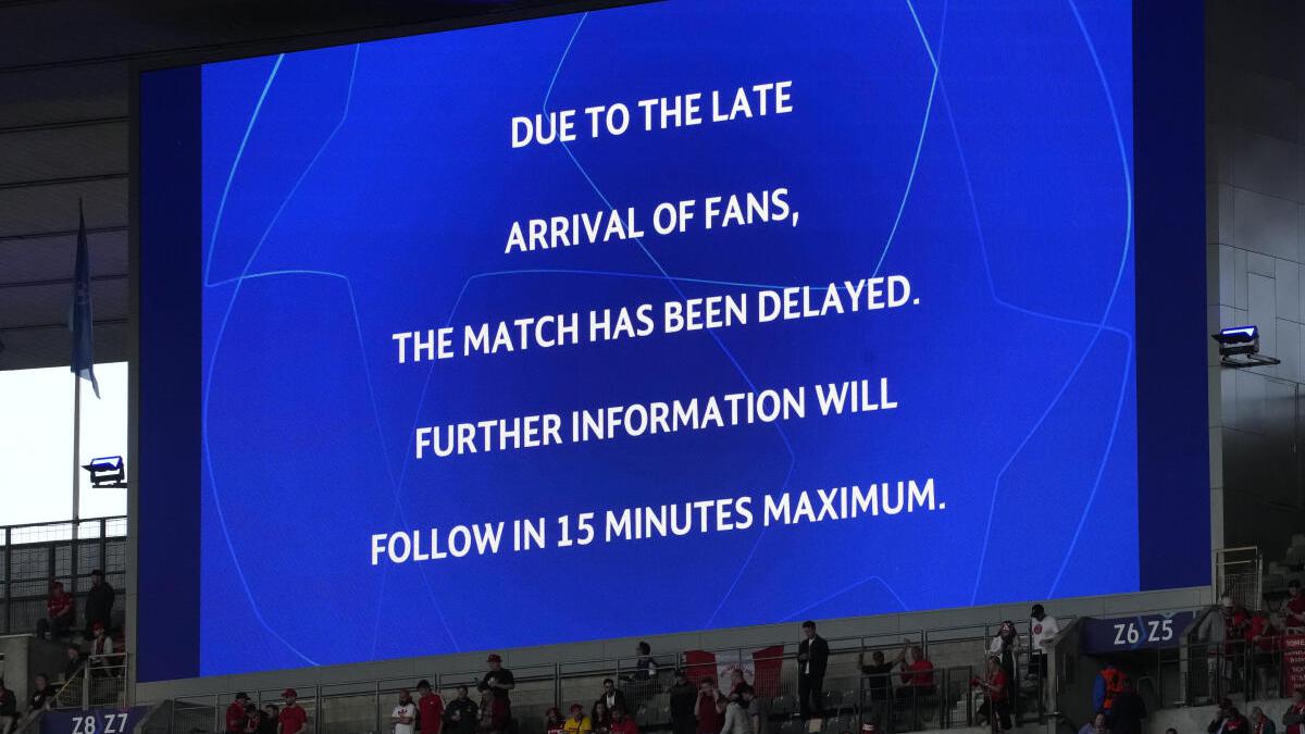 UEFA blamed for near-disaster at Champions League final