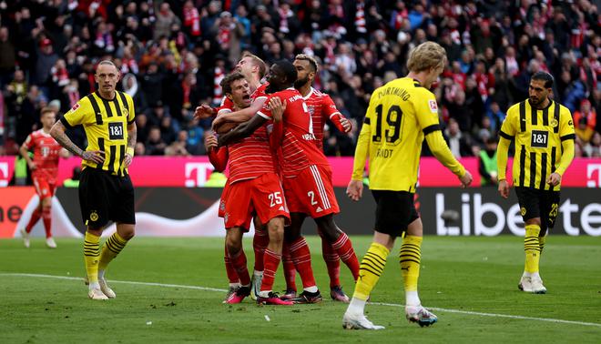 Bayern Munich dan Borussia Dortmund menempati dua tempat teratas di klasemen Bundesliga musim ini, dengan yang pertama menikmati keunggulan satu poin atas yang terakhir di puncak. 