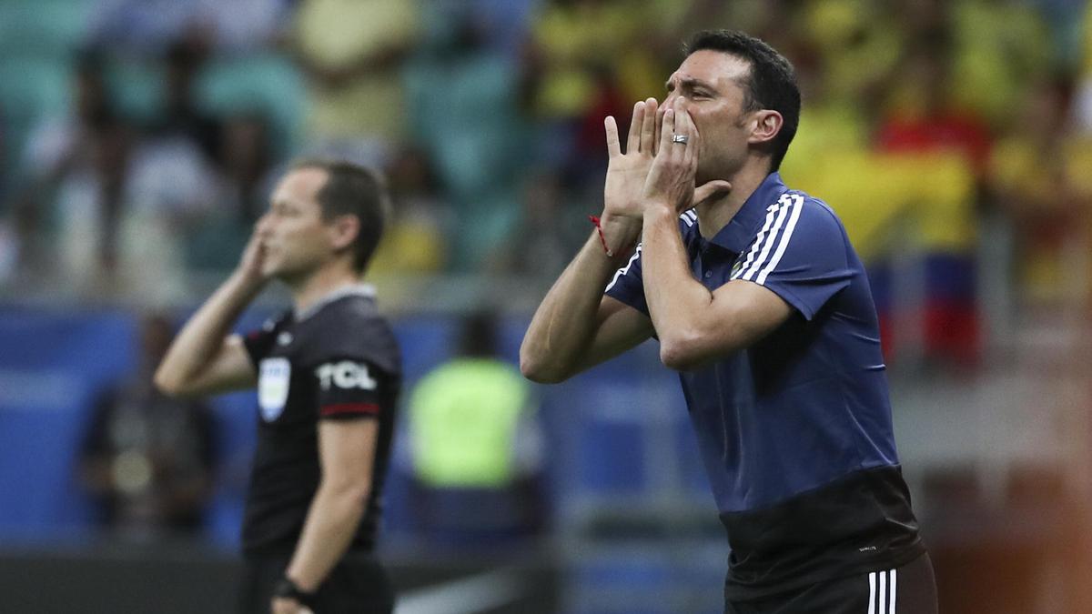 Copa America: Lionel Scaloni criticises pitch after Argentina defeat