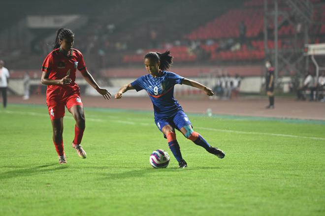 Skilful, supple: Lynda Kom Serto was the leading scorer and the most versatile player of the U-18 Women’s SAFF Championship. She will likely be the head of India’s 4-2-3-1 team formation at the U-17 World Cup.
