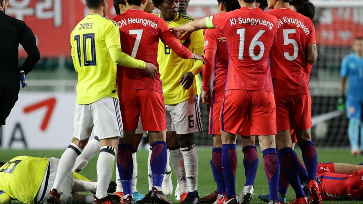 Cardona incident overshadows South Korea's Colombia victory Sportstar