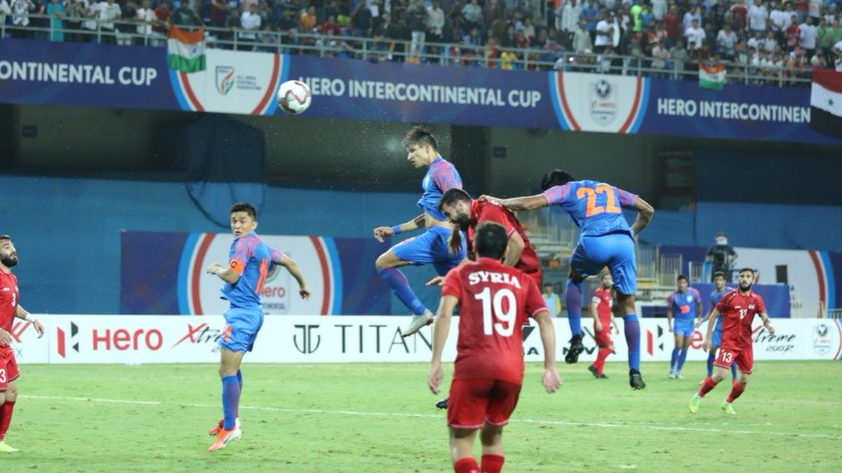 India ends Intercontinental Cup with draw against Syria