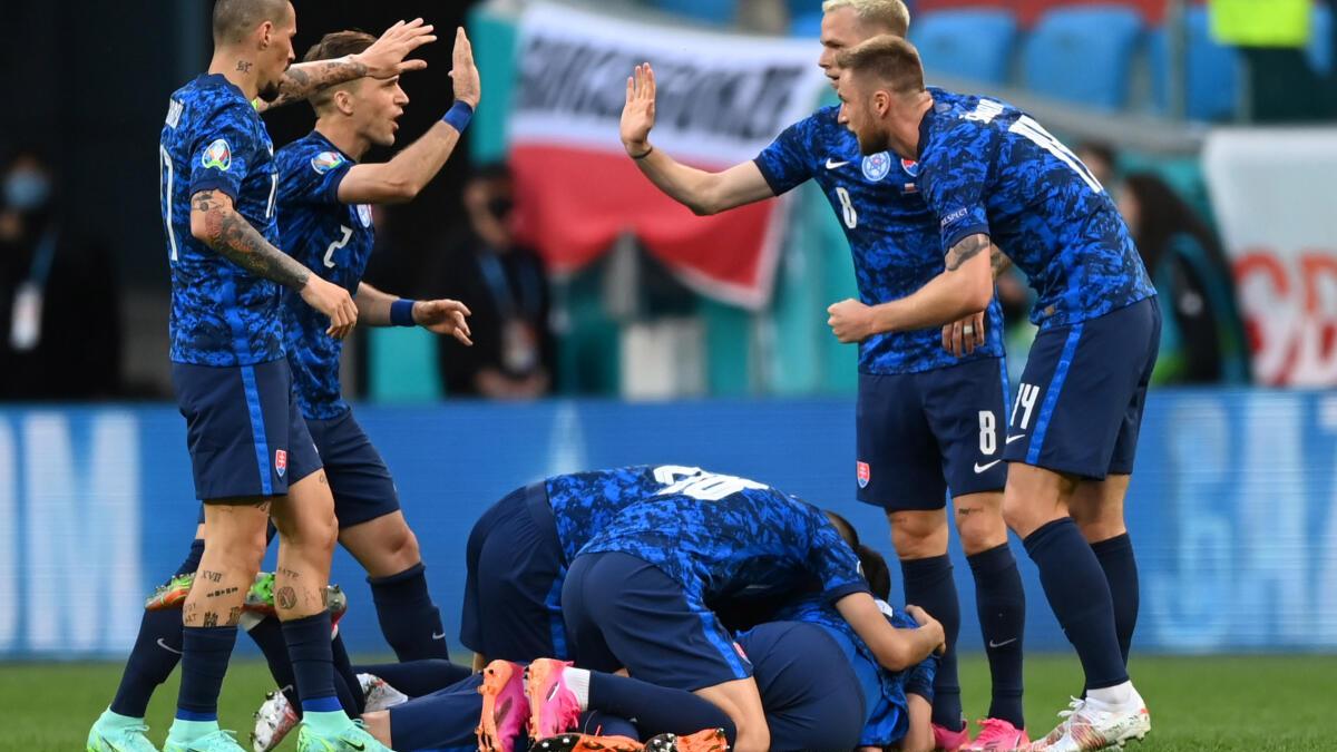 Euro 2020 highlights: Poland 1-2 Slovakia; Skriniar goal gives Slovaks win over 10-man Poland