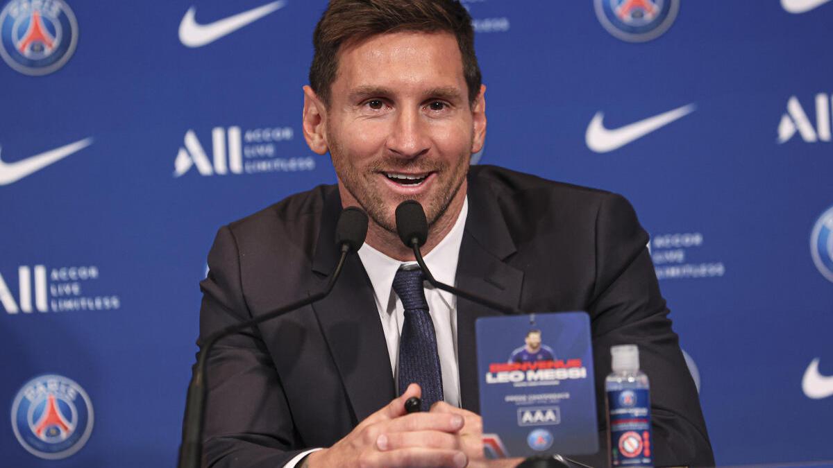 Lionel Messi's Paris St Germain package includes crypto fan tokens