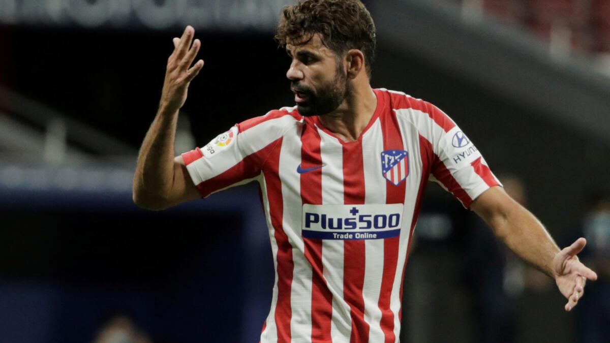 Costa signs for Brazilian club Atletico after eight-month layoff