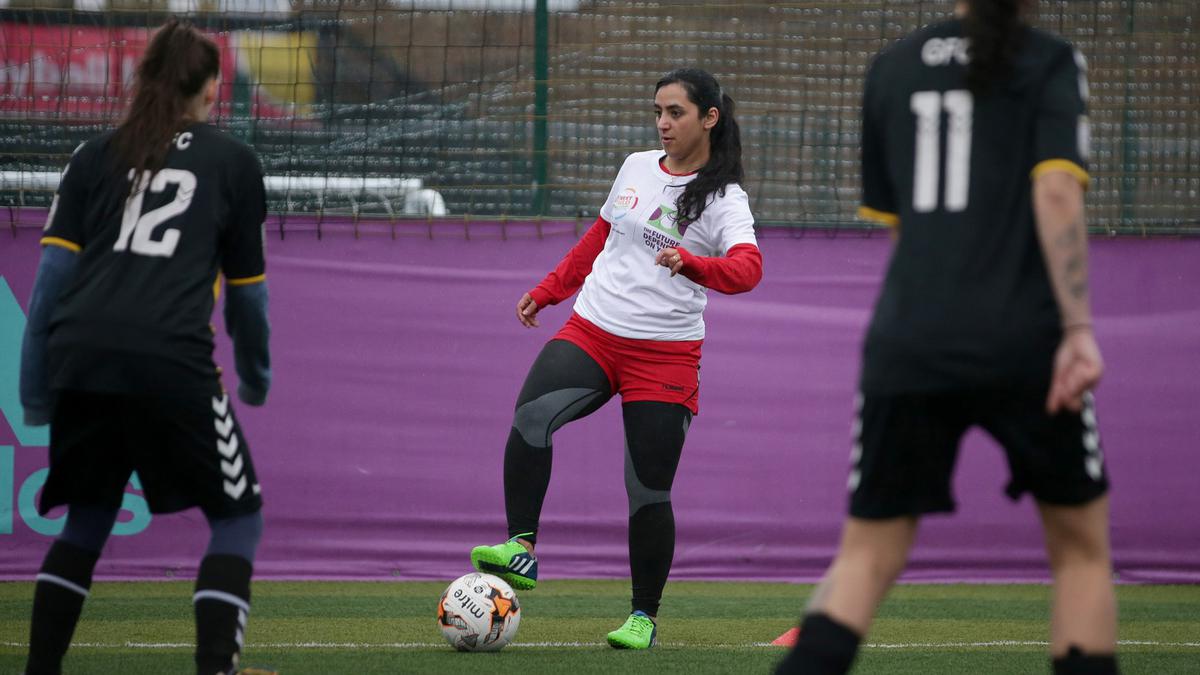 Afghanistan's female footballers make tearful calls for help