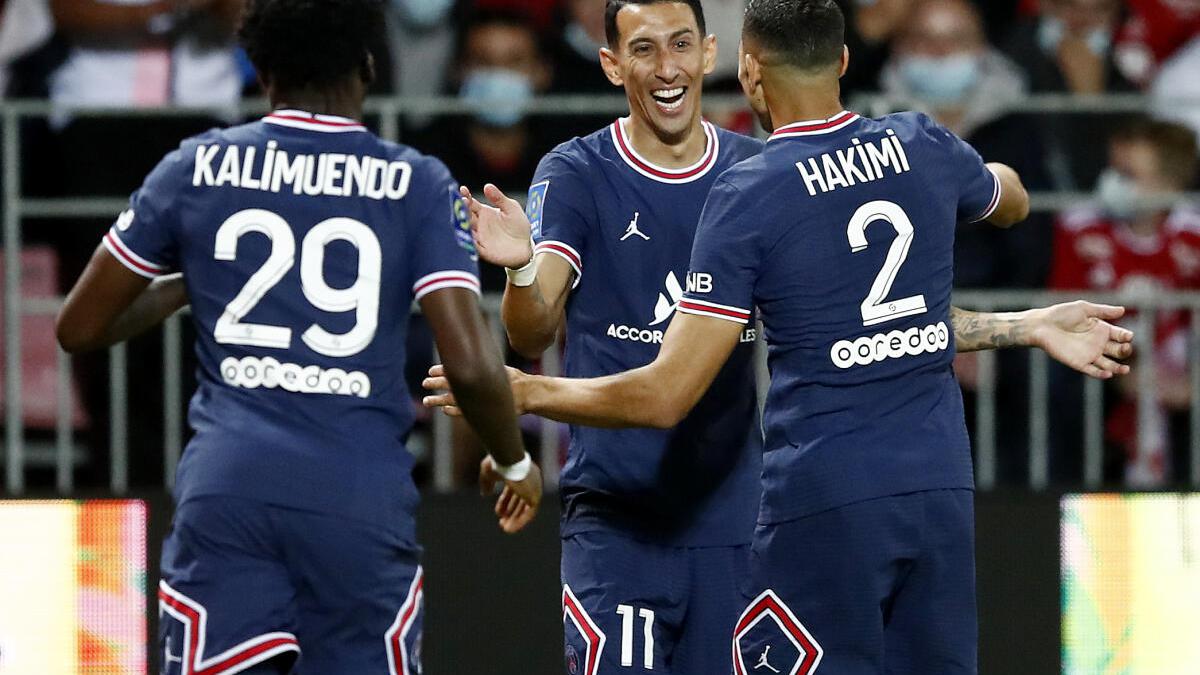 Mbappe strikes as PSG beats Brest to go top in Ligue 1