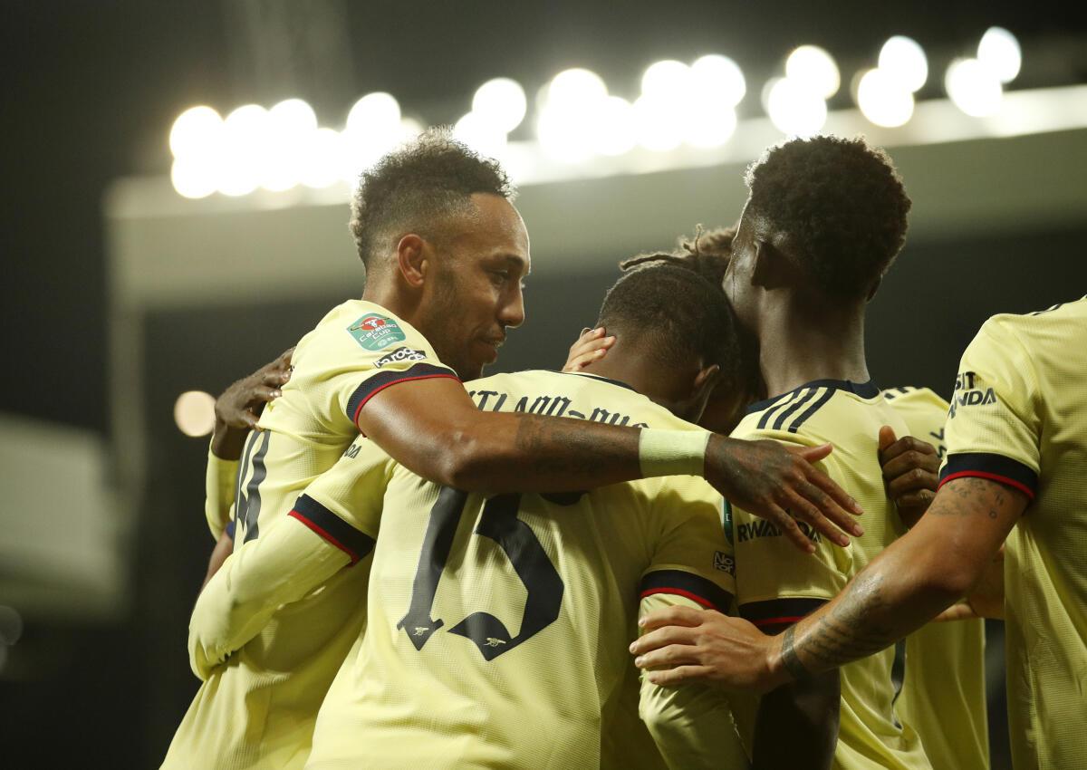 Arsenal 6 - West Brom 0 match report: Aubameyang hat trick