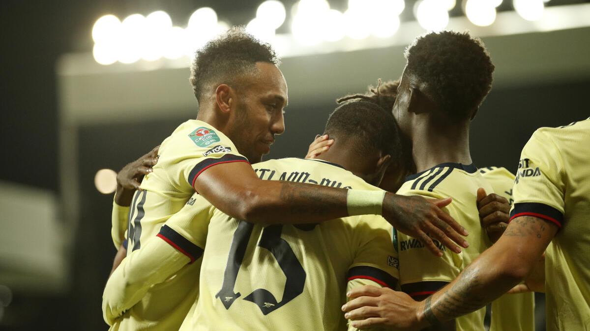 League Cup roundup: Aubameyang grabs a hattrick as Arsenal routs West Brom