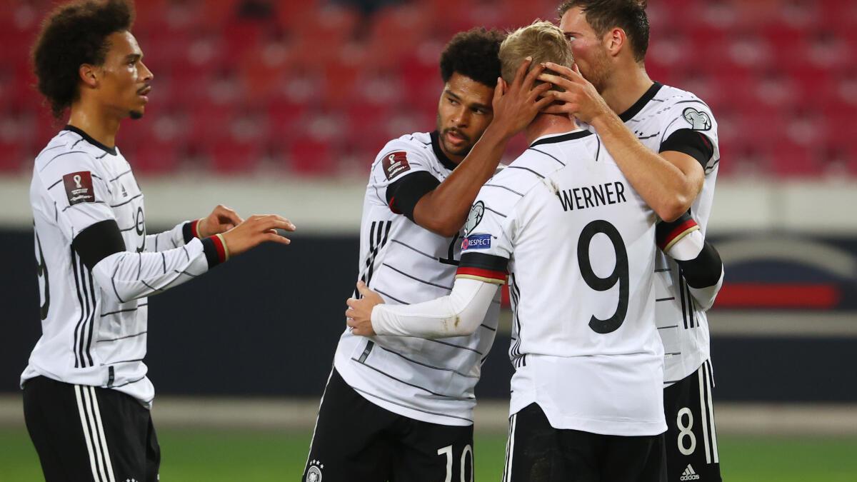 Germans find goal-scoring touch in 6-0 thrashing of Armenia