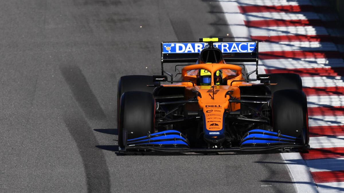 McLaren's Norris takes his first F1 pole in Russia