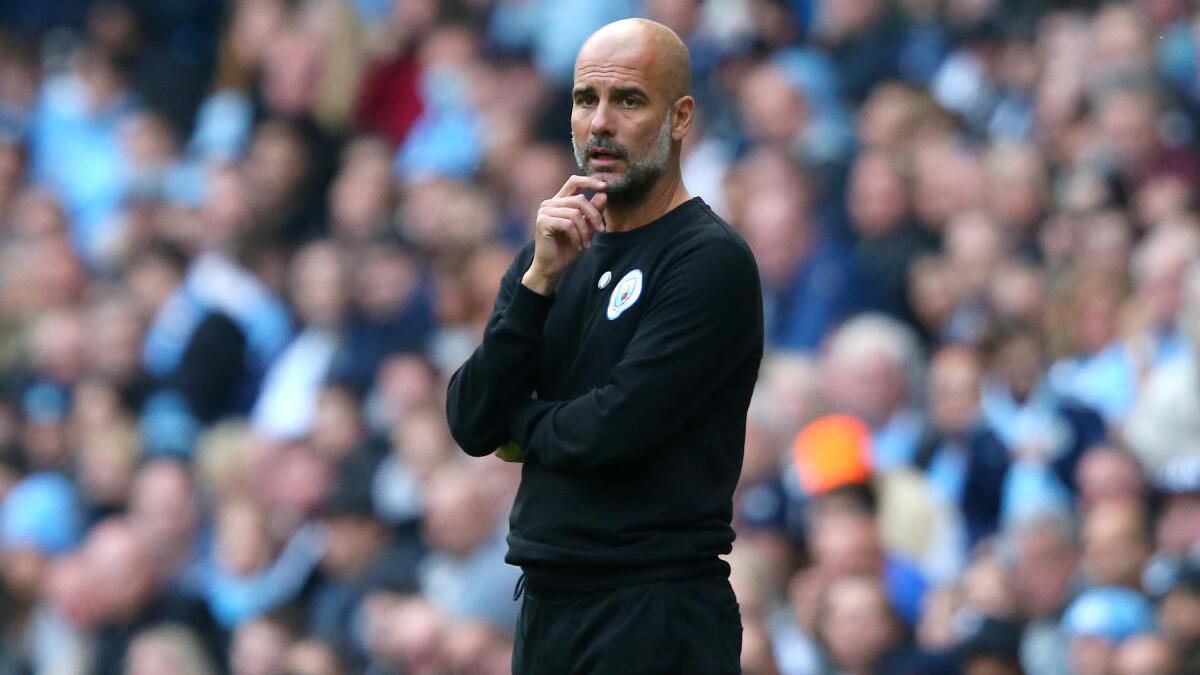 Guardiola rues refereeing decisions in Man City's shock loss to Palace