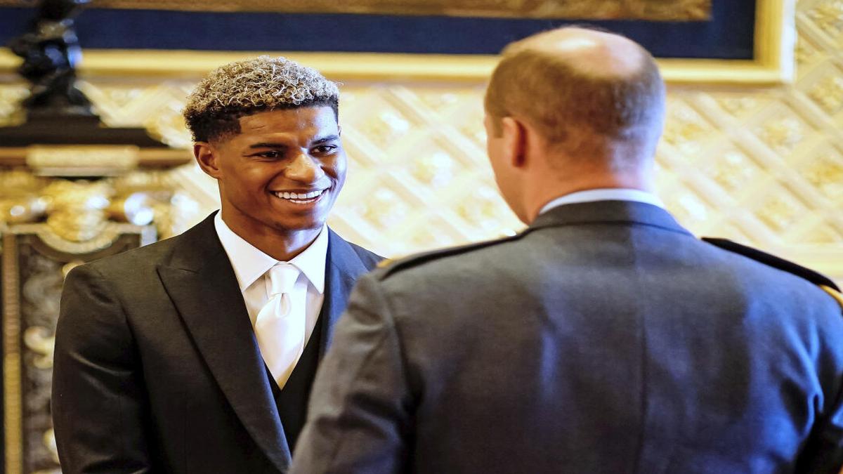 Man Utd star Rashford honored for fighting child poverty