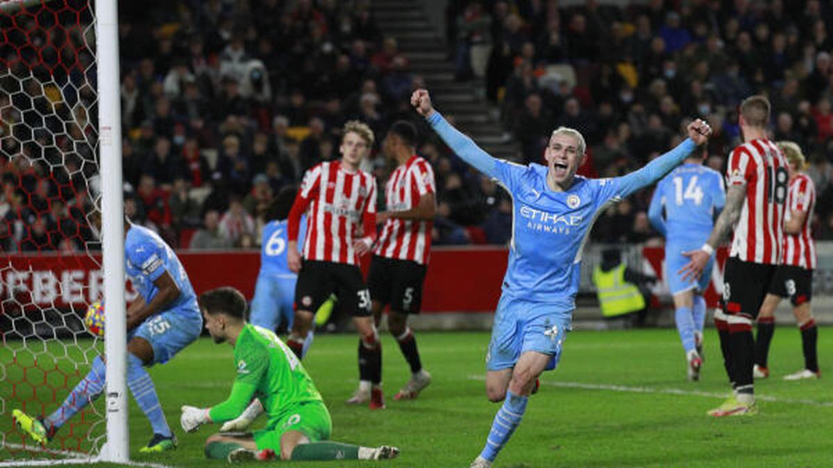 Foden earns City 1-0 win at Brentford, 8-point lead in EPL