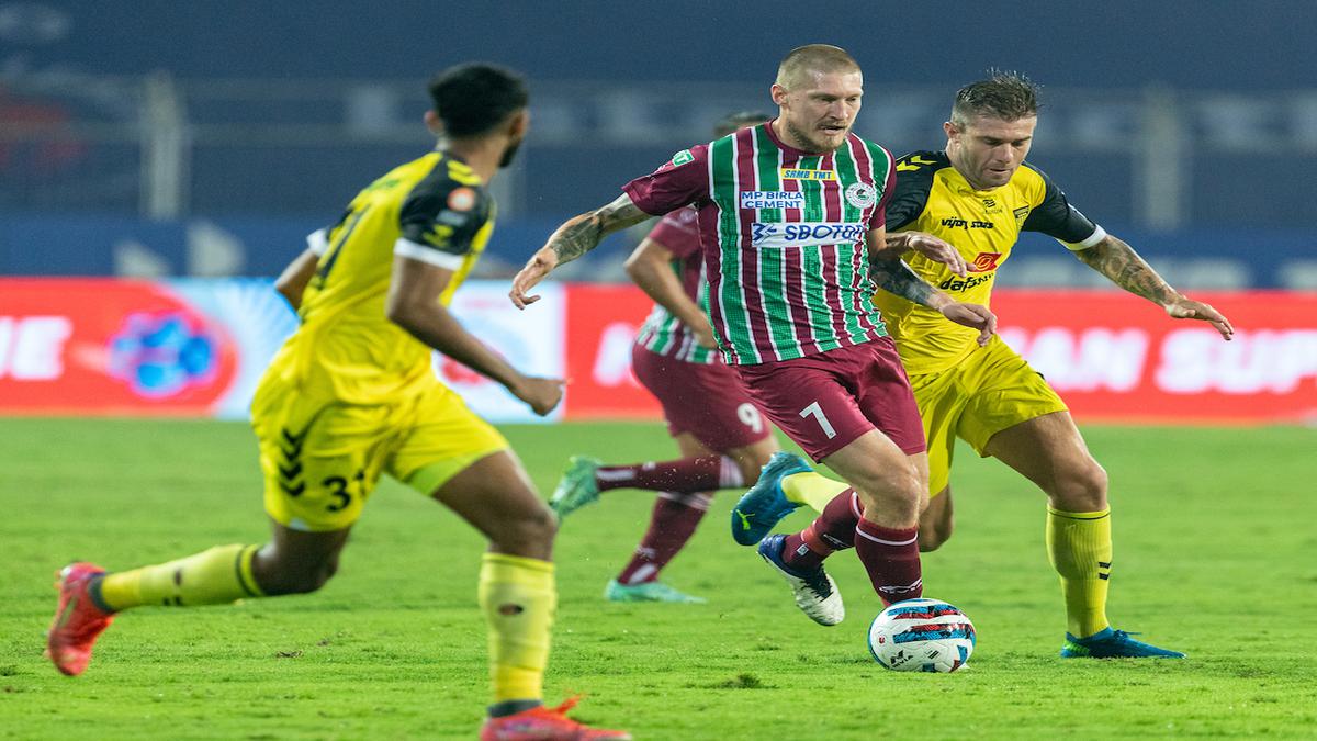 ISL 2021-22 ATK Mohun Bagan 2-2 Hyderabad FC Highlights: Siverio's ...