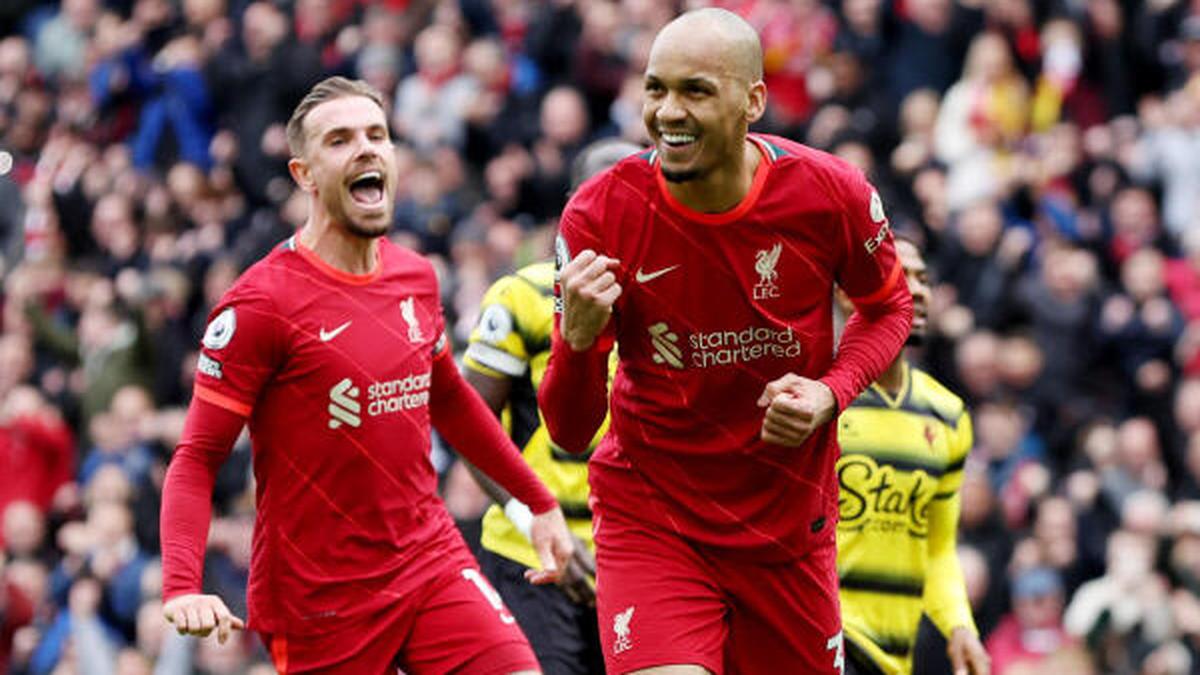 Liverpool beats Watford 2-0, goes top of Premier League table