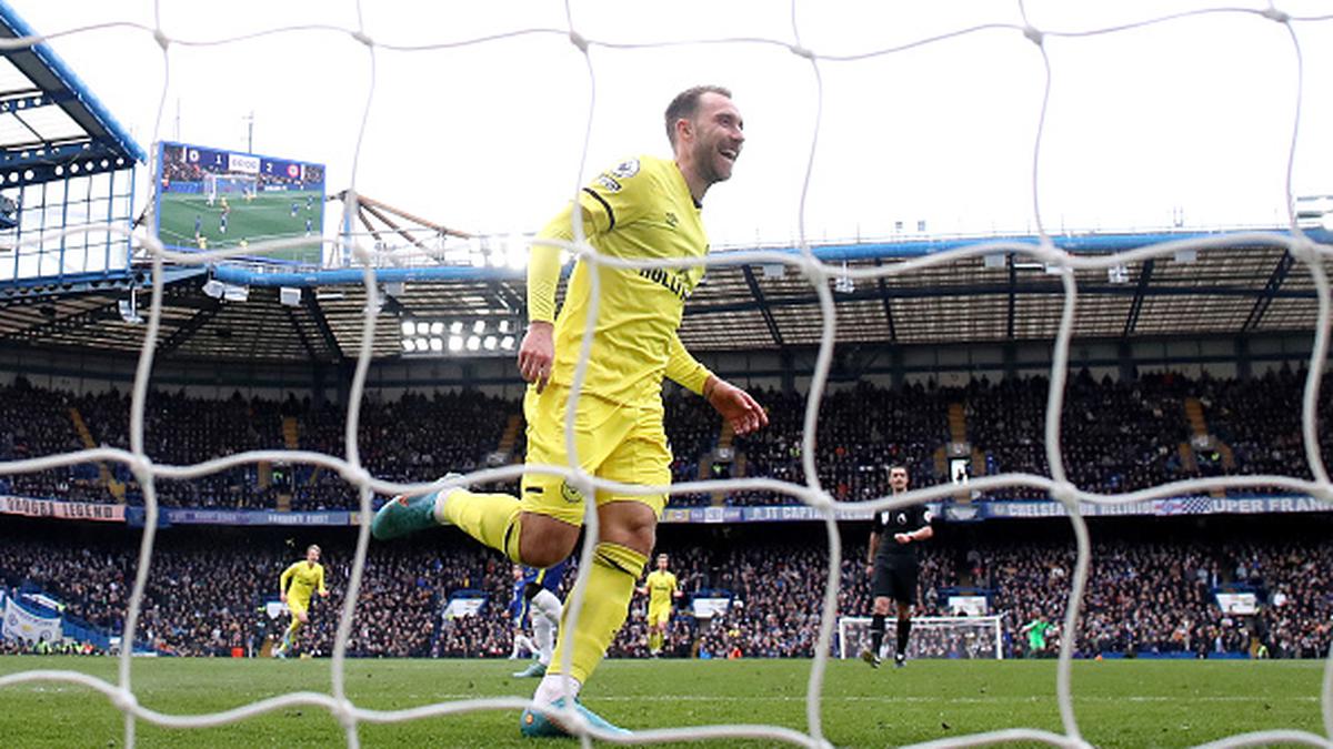 Brentford shocks Chelsea 4-1 with Eriksen on target