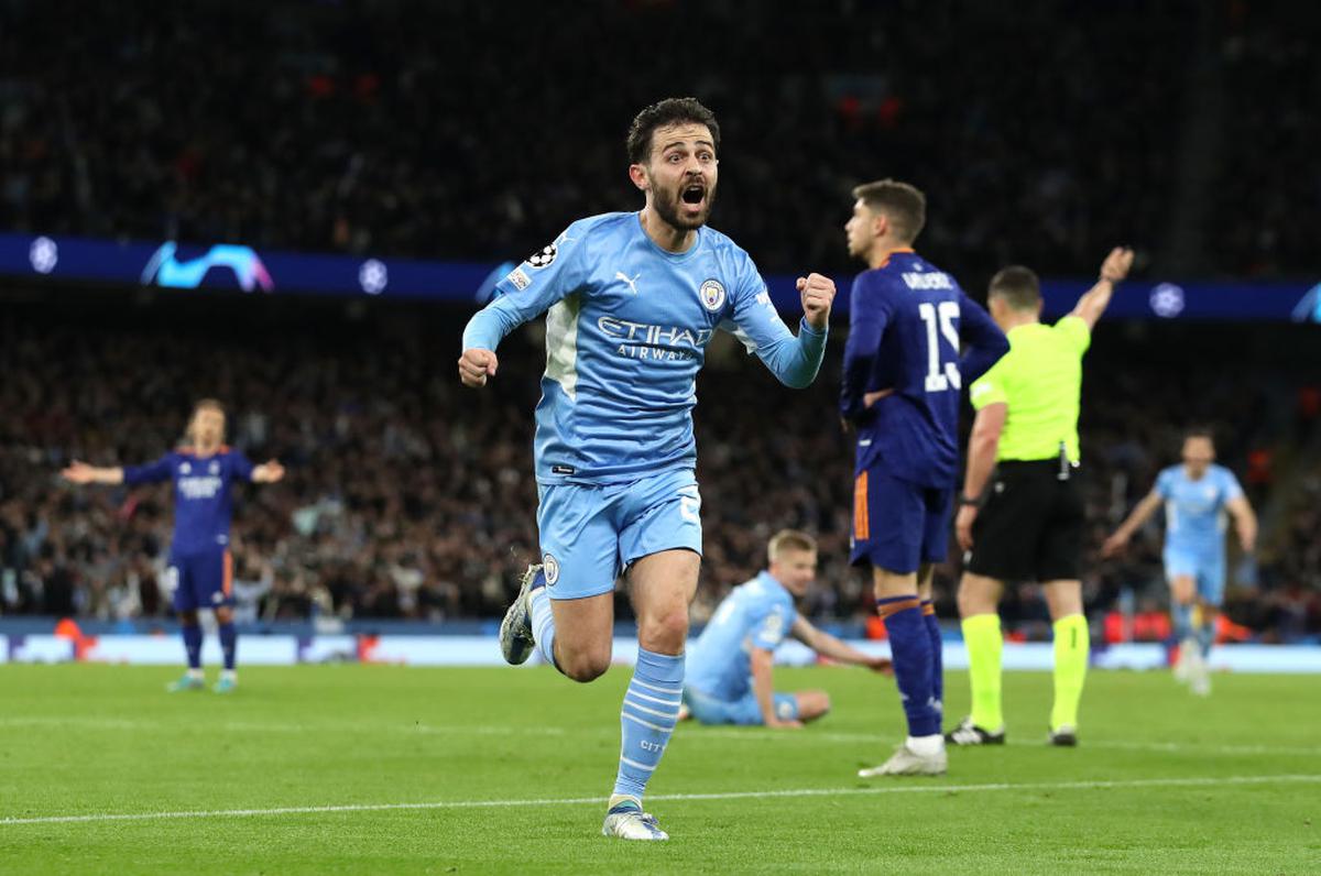 Manchester City Real Madrid HIGHLIGHTS: ManCity leads League semifinal - Sportstar