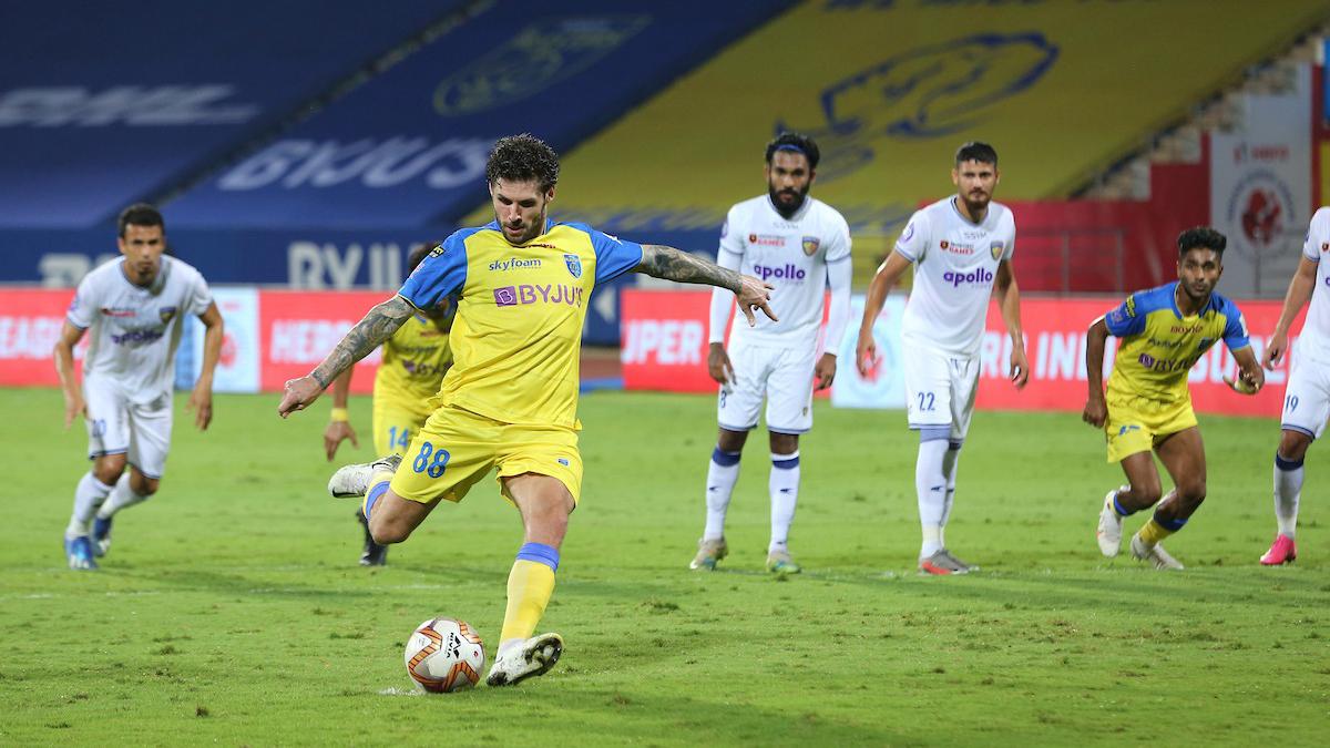 ISL 202021 highlights, KBFC vs CFC Chennaiyin, Kerala Blasters play