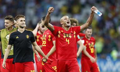 Belgium beats the Champion Brasil