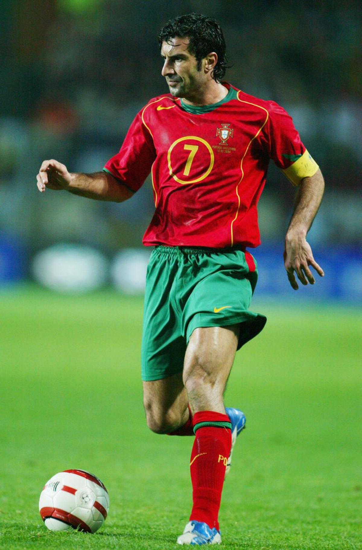 Luis Figo Portugal shirt