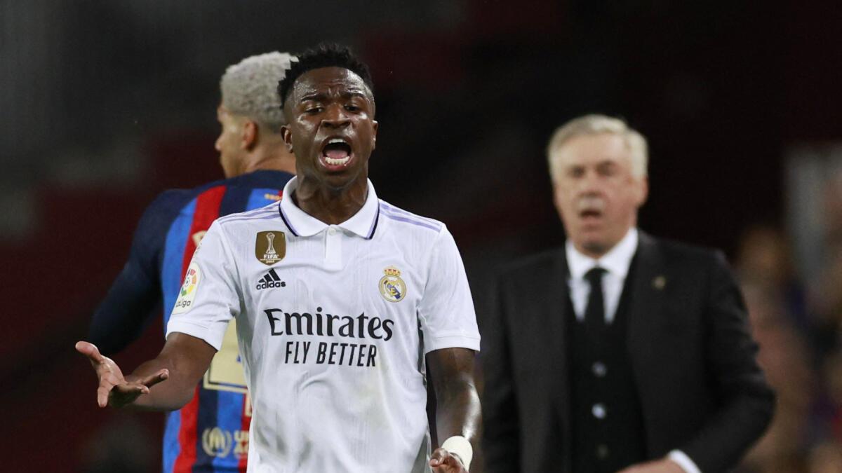 Latest Vinicius racist abuse prompts 8th complaint of season