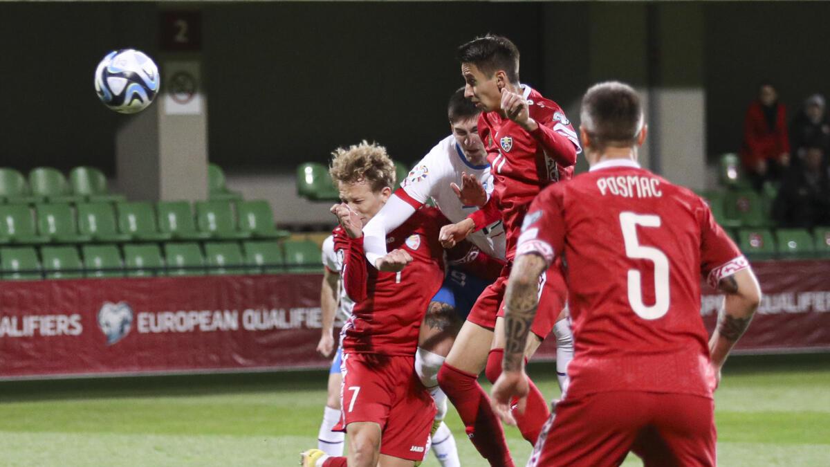 Euro 2024 qualifier: Czech Republic held to goalless draw by Moldova