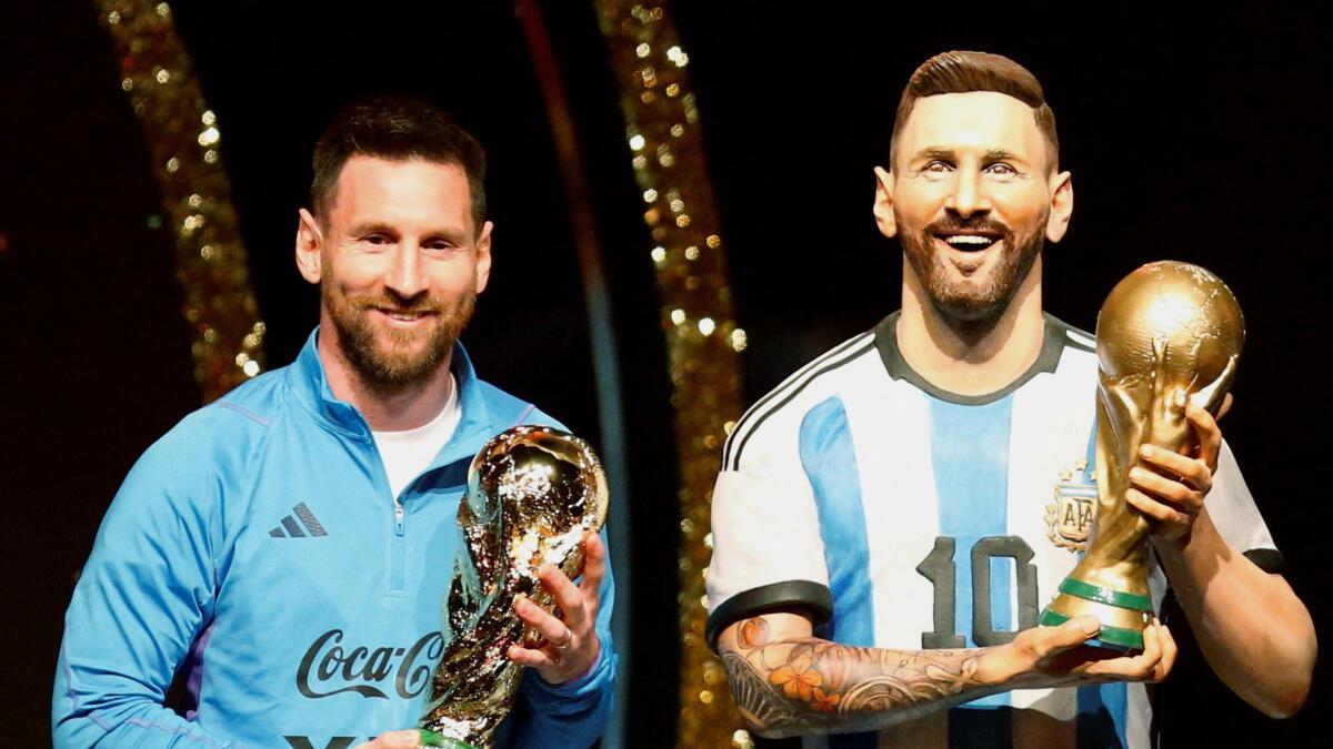 Messi honoured with a statue at South America’s football headquarter