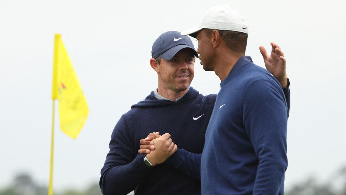 Tiger Woods, Rory McIlroy fly PGA Tour flag at Masters apply