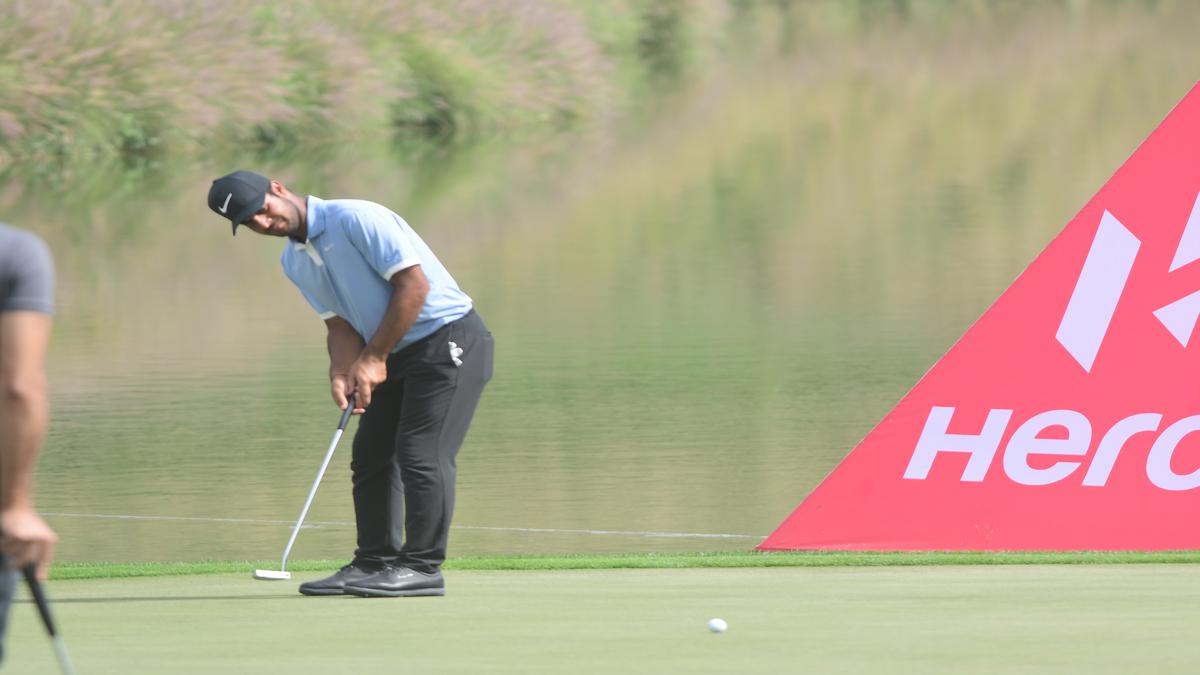 Golf: Shubhankar Sharma leads home challenge in Indian Open