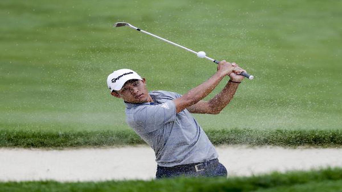 Collin Morikawa grabs first round lead at Workday Charity Open