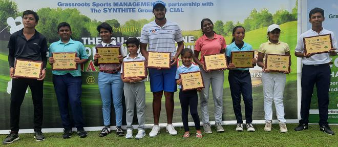 IGU South Zone Golf Tour winners in Kochi.