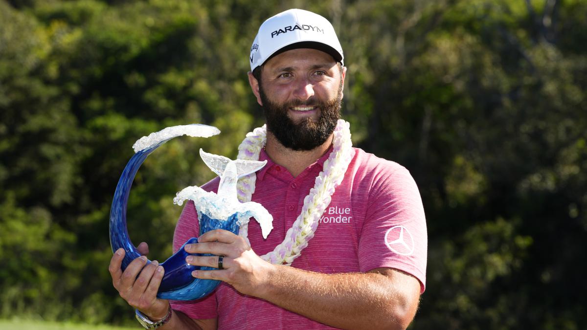 Sentry Tournament of Champions Jon Rahm gets another trophy and this one surprised even him