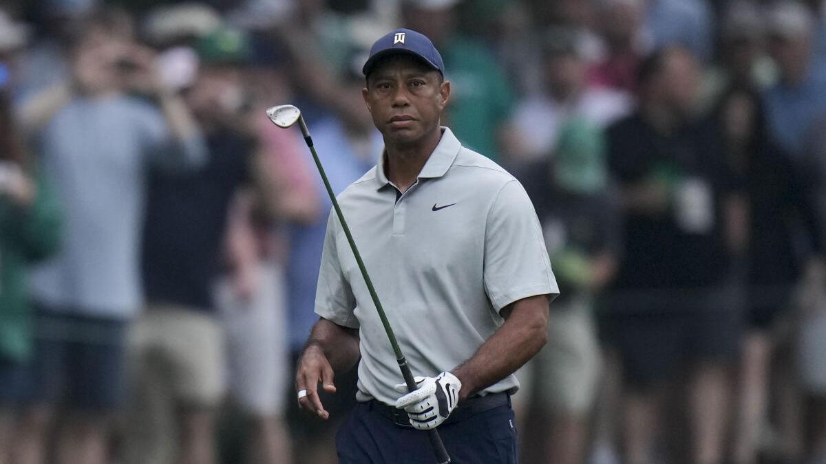 Tiger Woods and his limp back at Augusta Masters, but for how much longer?