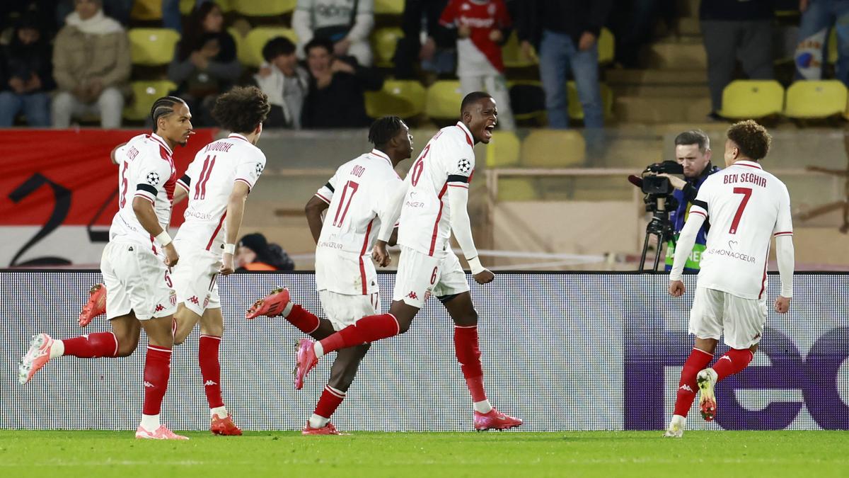 UEFA Champions League 2024-25: Singo gives Monaco 1-0 win over Villa; Atalanta routs Sturm Graz