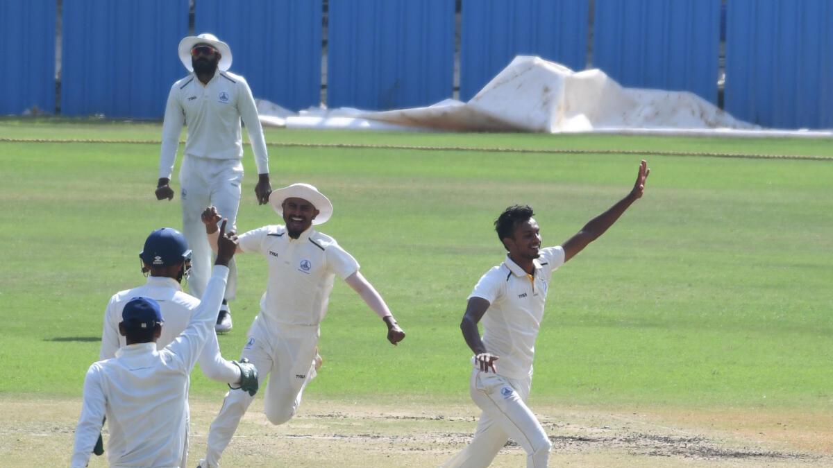 Ranji Trophy: Ajith shines with the ball as Tamil Nadu beats Saurashtra on Day 4