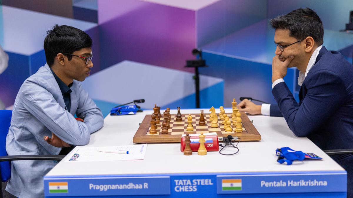 Tata Steel Chess 2025, Round 2: Praggnanandhaa beats Harikrishna to join Gukesh in five-way lead; Vaishali in joint lead in Challengers