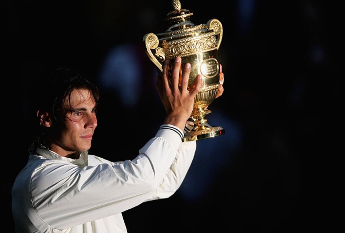 Nadal clinched his first Wimbledon and overall, fifth career Grand Slam title in 2008.