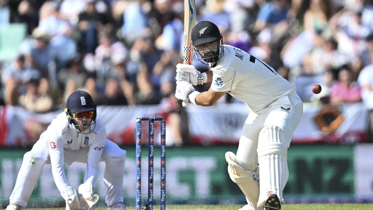 NZ vs ENG, 1st Test, Day 4 LIVE Score: Mitchell, Nathan at crease for New Zealand; England trails by 4 runs